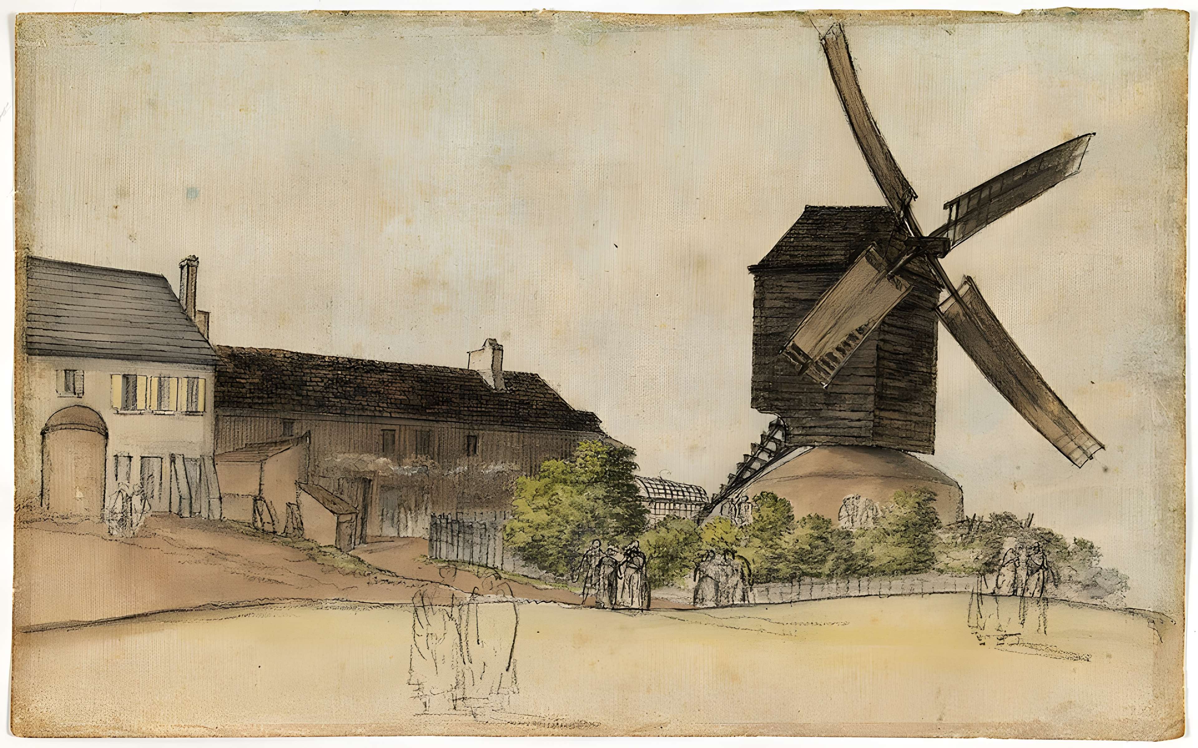 Moulin de la galette à Paris