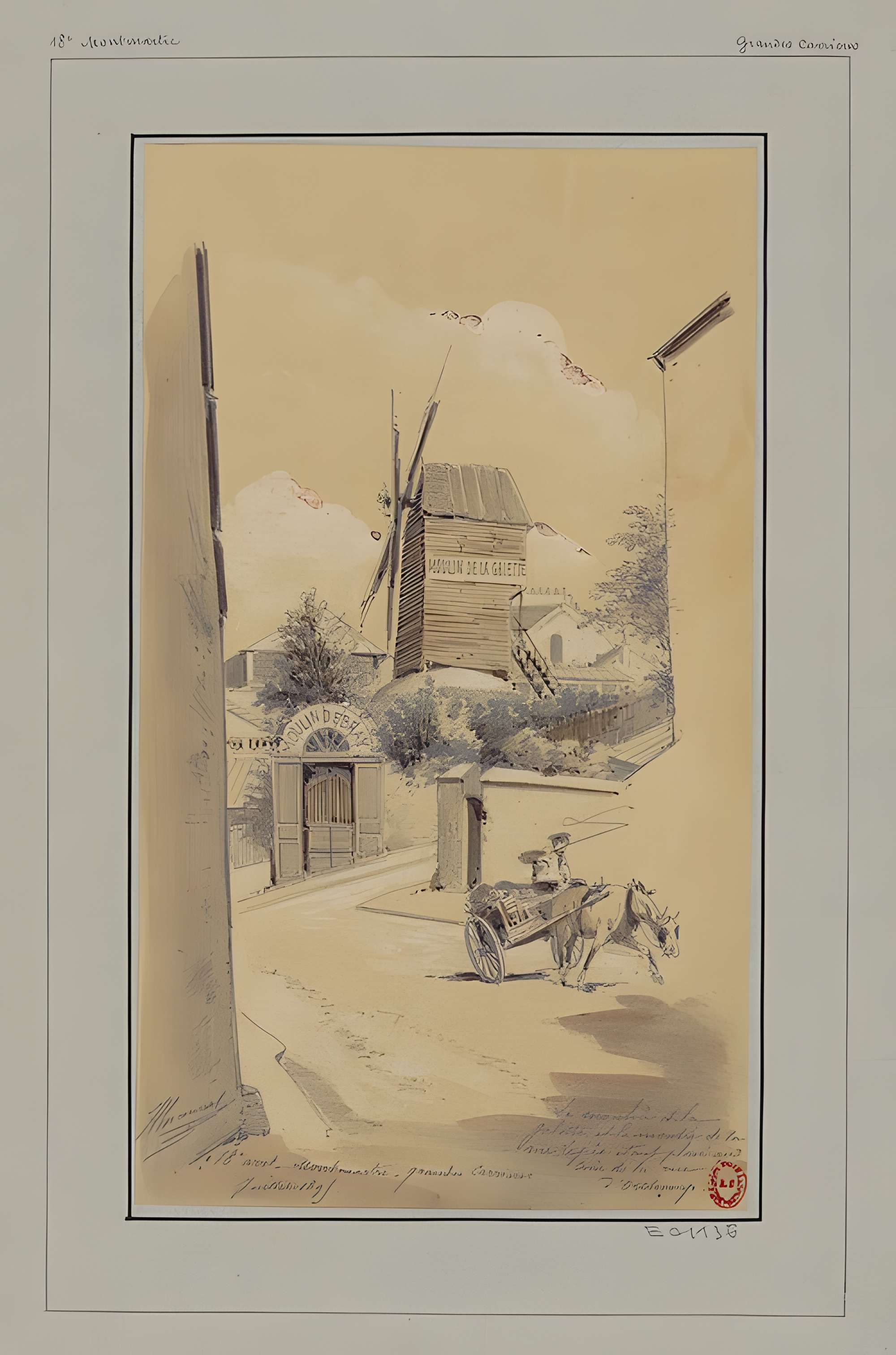 Moulin de la galette à Paris