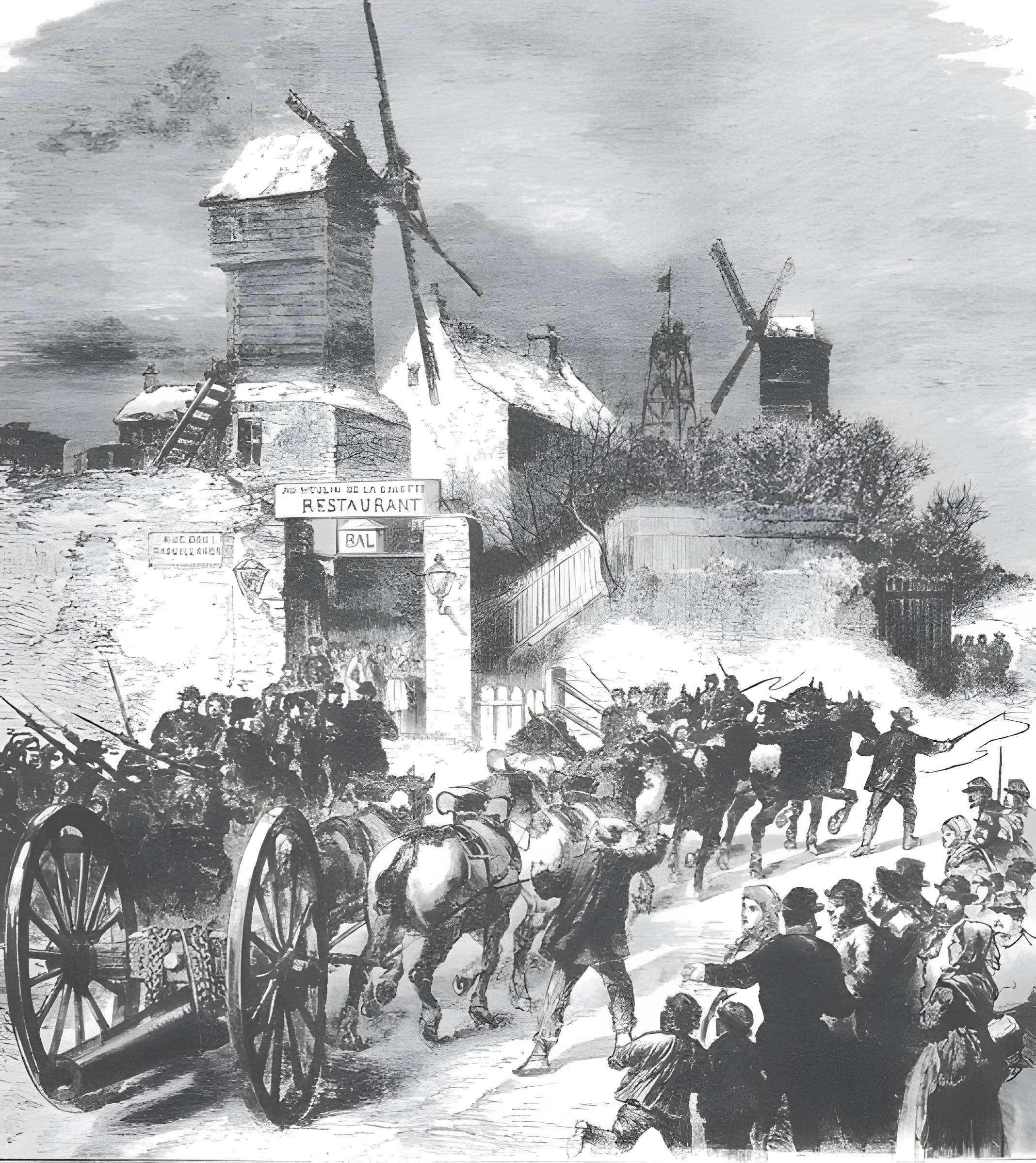 Moulin de la galette à Paris