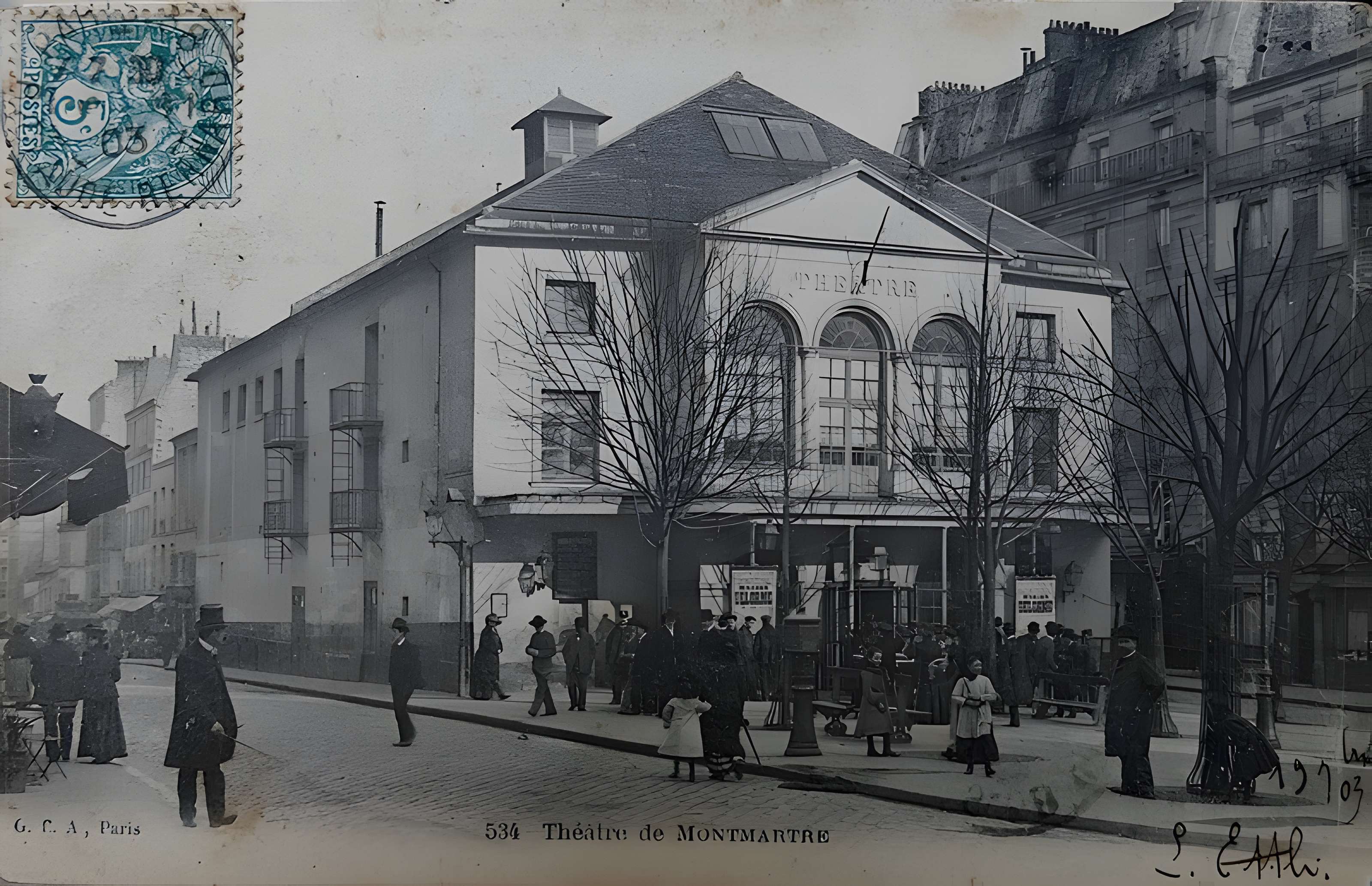 Théâtre Montmartre  , puis Théâtre de l'Atelier (ou Charles-Dullin)