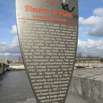 Pont de la Concorde à Paris
