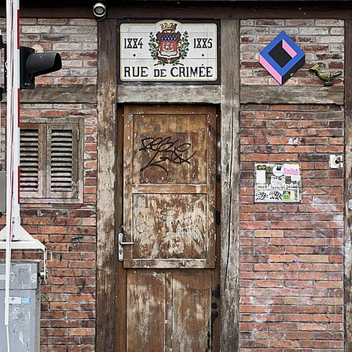 Photo de Pont levant de la rue de Crimée à Paris