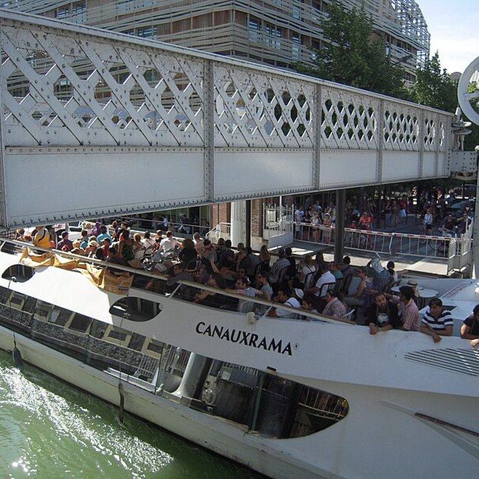 Photo de Pont levant de la rue de Crimée à Paris