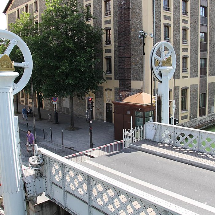Photo de Pont levant de la rue de Crimée à Paris