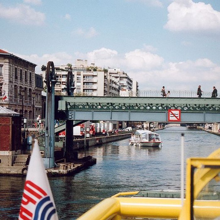 Photo de Pont levant de la rue de Crimée à Paris