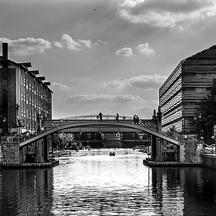 Photo de Pont levant de la rue de Crimée à Paris