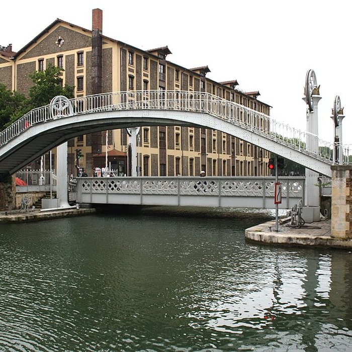 Photo de Pont levant de la rue de Crimée à Paris