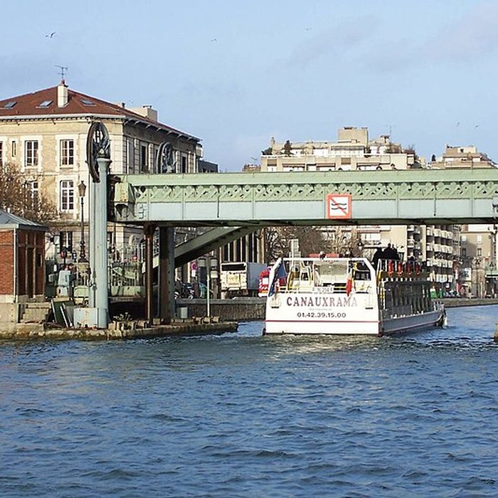 Photo de Pont levant de la rue de Crimée à Paris