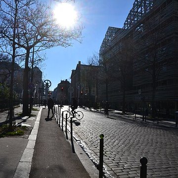 Pont levant de la rue de Crimée à Paris
