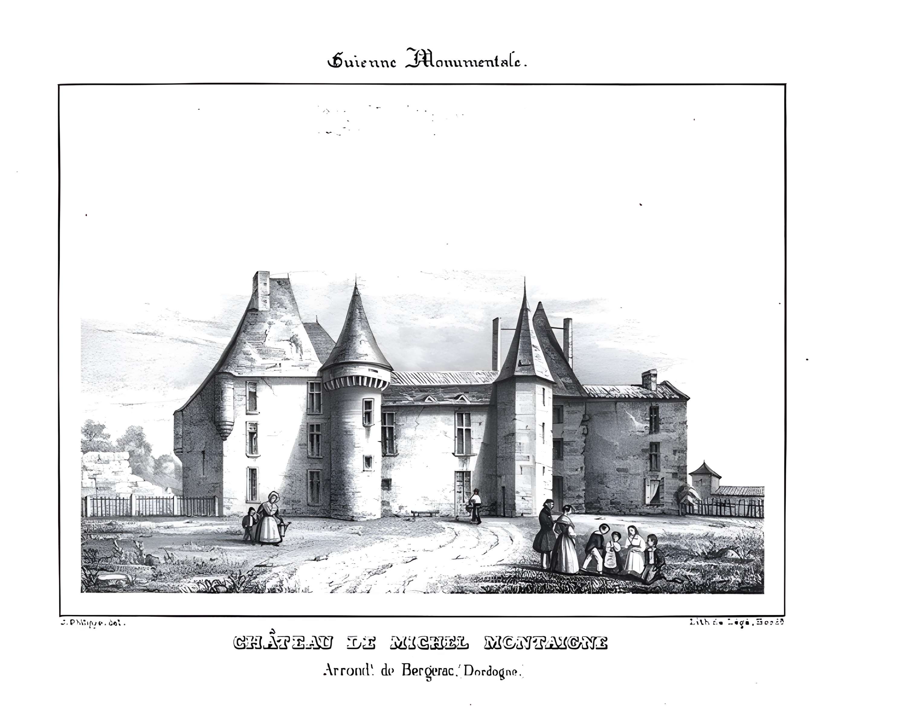 Château de Montaigne en Dordogne