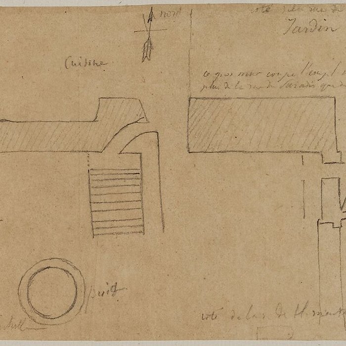 Photo de Enceinte de Philippe Auguste 20 Rue Jean-Jacques-Rousseau - Paris 1er