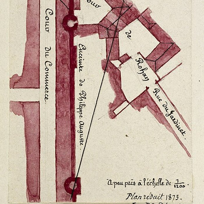 Photo de Enceinte de Philippe Auguste 20 Rue Jean-Jacques-Rousseau - Paris 1er