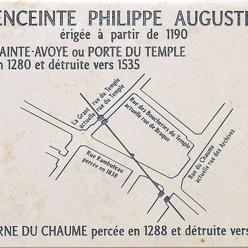 Enceinte de Philippe Auguste 20 Rue Jean-Jacques-Rousseau - Paris 1er