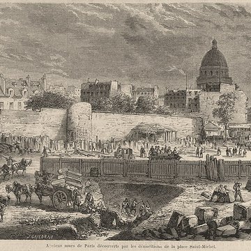 Enceinte de Philippe Auguste 20 Rue Jean-Jacques-Rousseau - Paris 1er