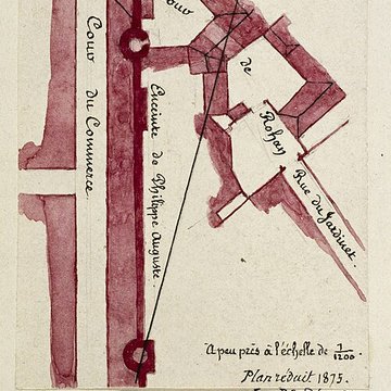 Enceinte de Philippe Auguste 20 Rue Jean-Jacques-Rousseau - Paris 1er