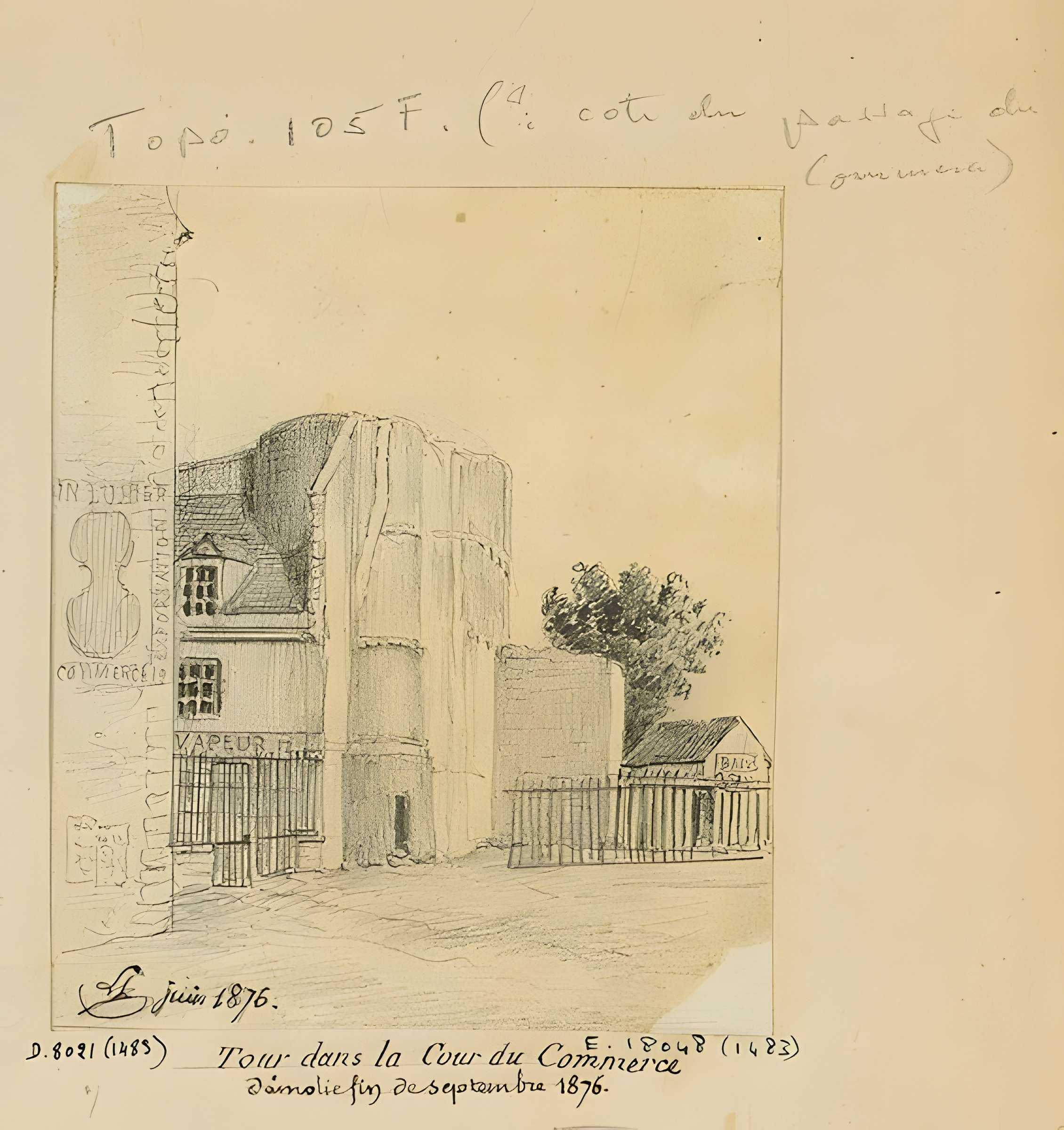 Enceinte de Philippe Auguste 20 Rue Jean-Jacques-Rousseau - Paris 1er