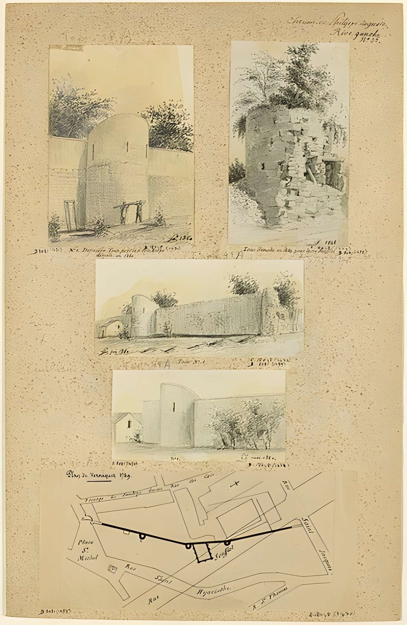 Enceinte de Philippe Auguste 20 Rue Jean-Jacques-Rousseau - Paris 1er