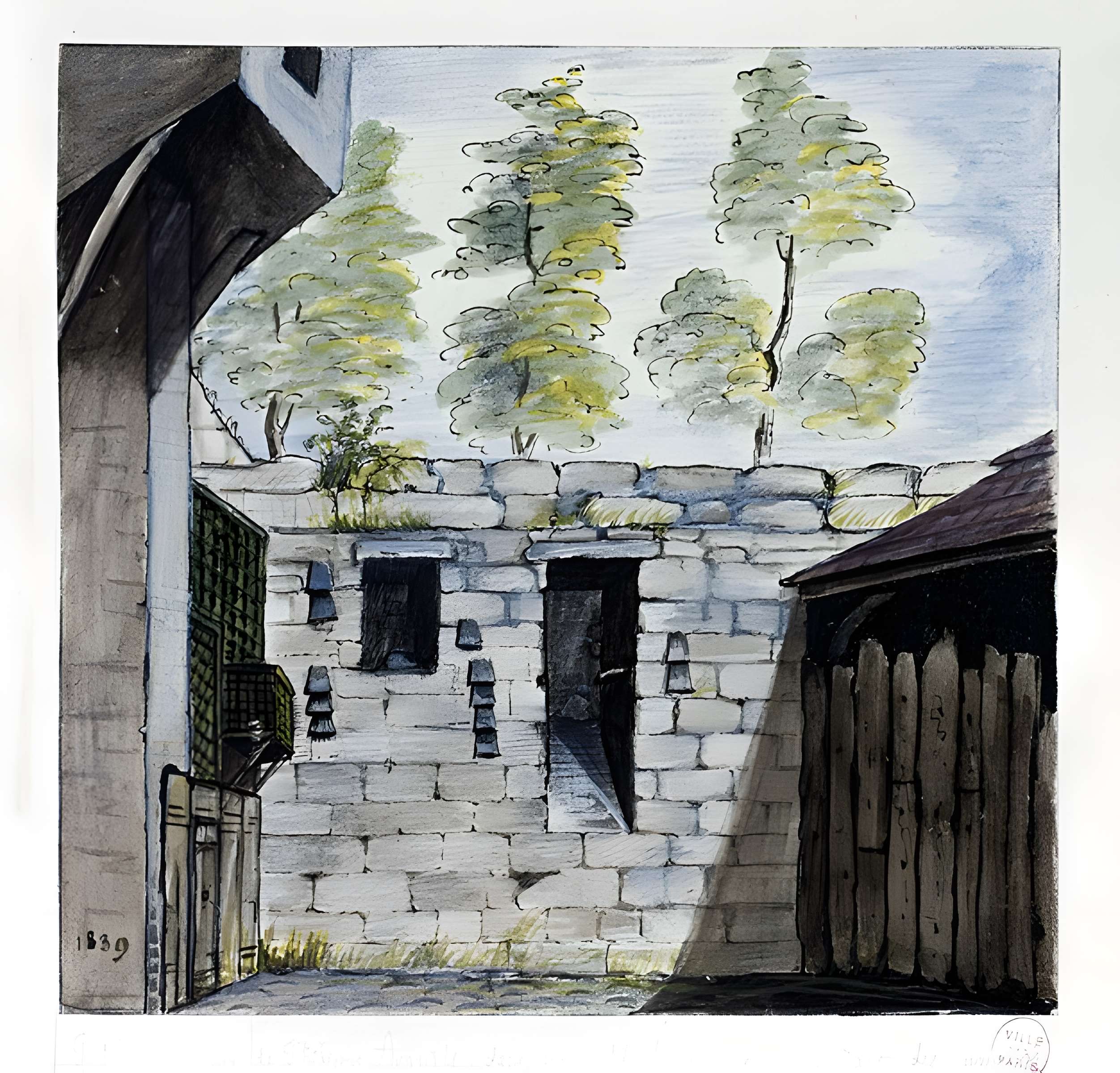 Enceinte de Philippe Auguste 20 Rue Jean-Jacques-Rousseau - Paris 1er