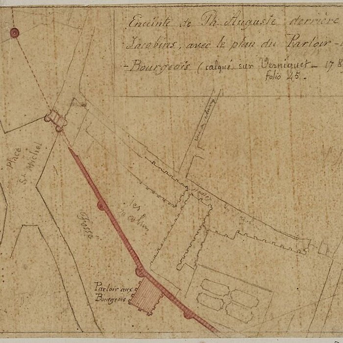 Photo de Enceinte de Philippe Auguste 15 Rue de lAve-Maria - Paris 4ème