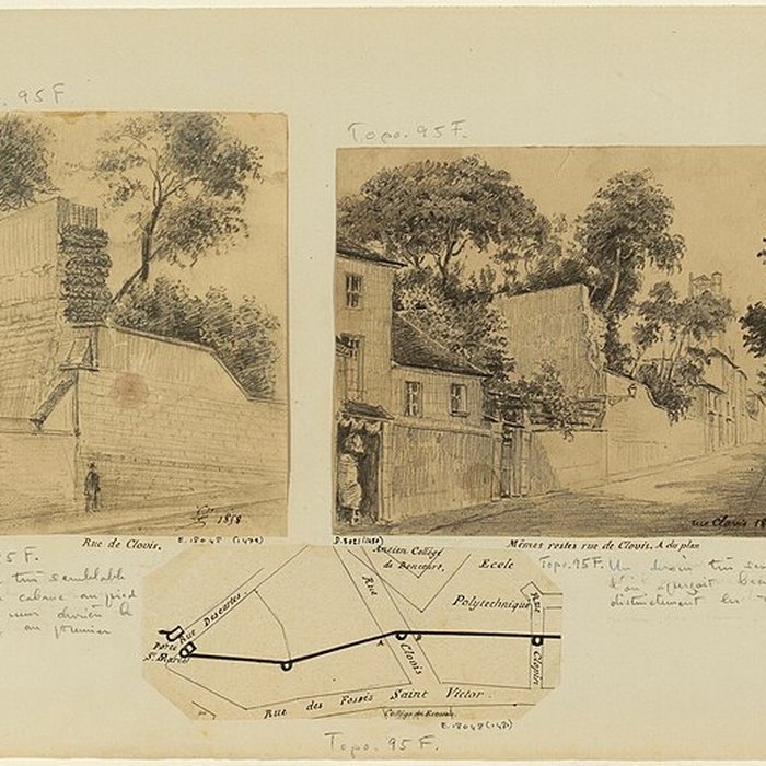 Photo de Enceinte de Philippe Auguste 15 Rue de lAve-Maria - Paris 4ème