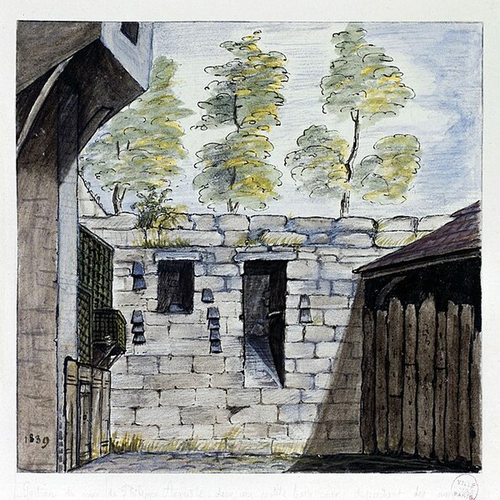 Photo de Enceinte de Philippe Auguste 15 Rue de lAve-Maria - Paris 4ème