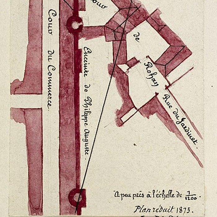 Photo de Enceinte de Philippe Auguste 15 Rue de lAve-Maria - Paris 4ème