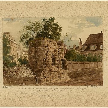 Enceinte de Philippe Auguste 15 Rue de lAve-Maria - Paris 4ème