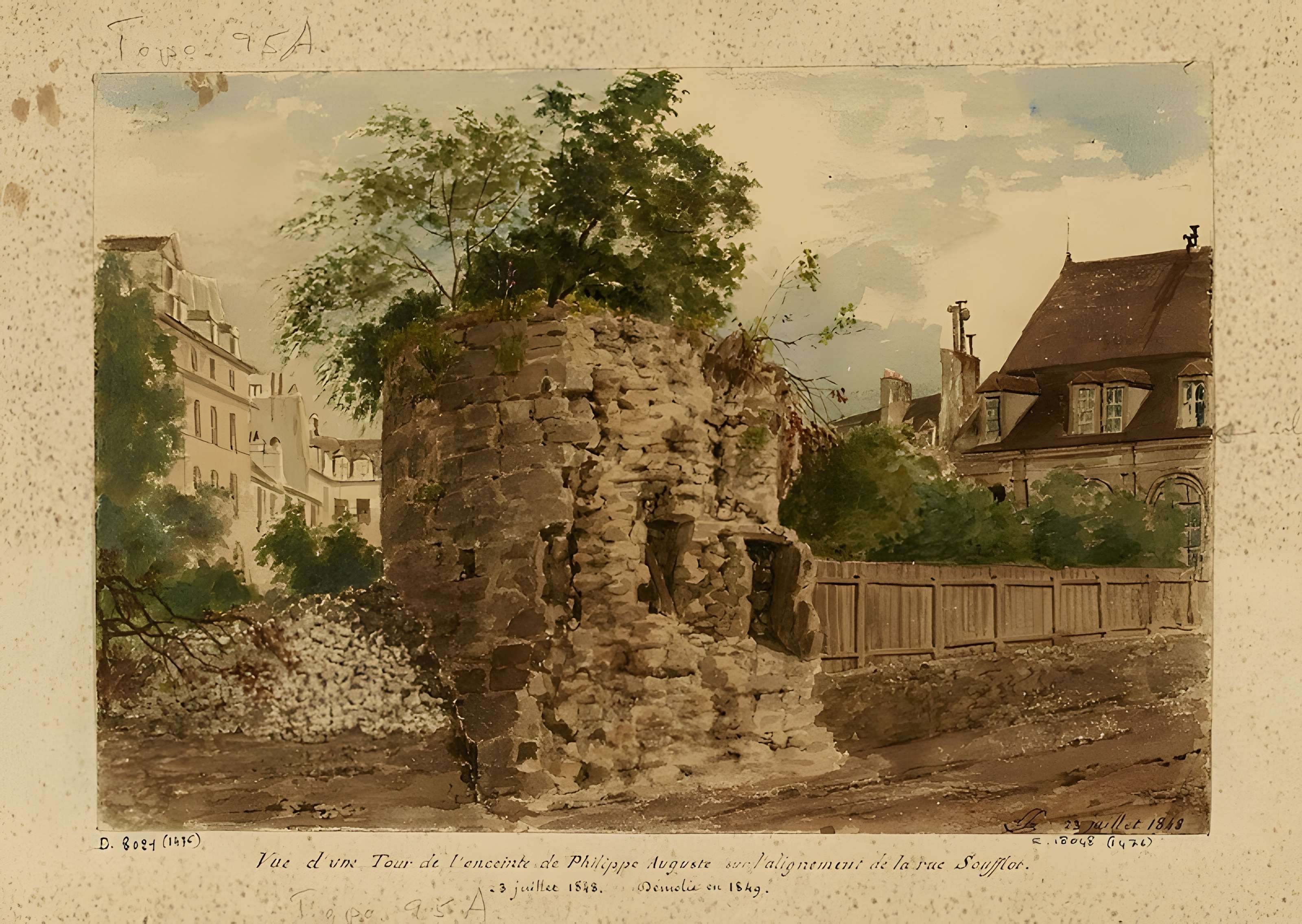 Enceinte de Philippe Auguste 15 Rue de l'Ave-Maria - Paris 4ème