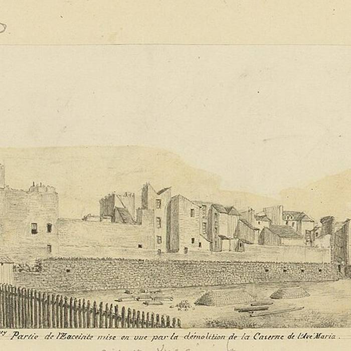 Photo de Enceinte de Philippe Auguste 17-19-21 Rue des Jardins-Saint-Paul - Paris 4ème