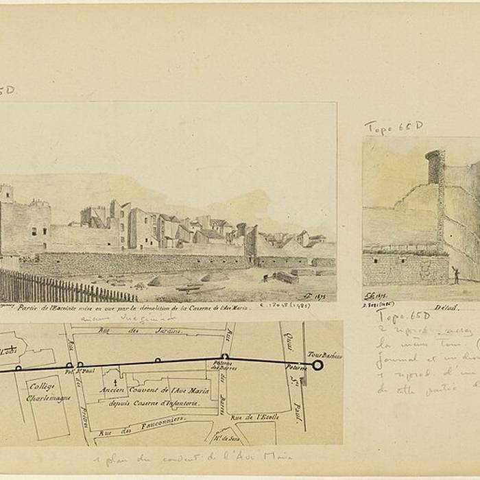 Photo de Enceinte de Philippe Auguste 17-19-21 Rue des Jardins-Saint-Paul - Paris 4ème