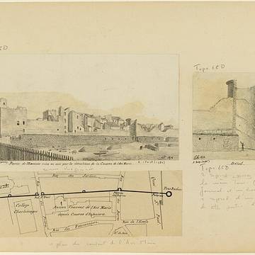 Enceinte de Philippe Auguste 17-19-21 Rue des Jardins-Saint-Paul - Paris 4ème