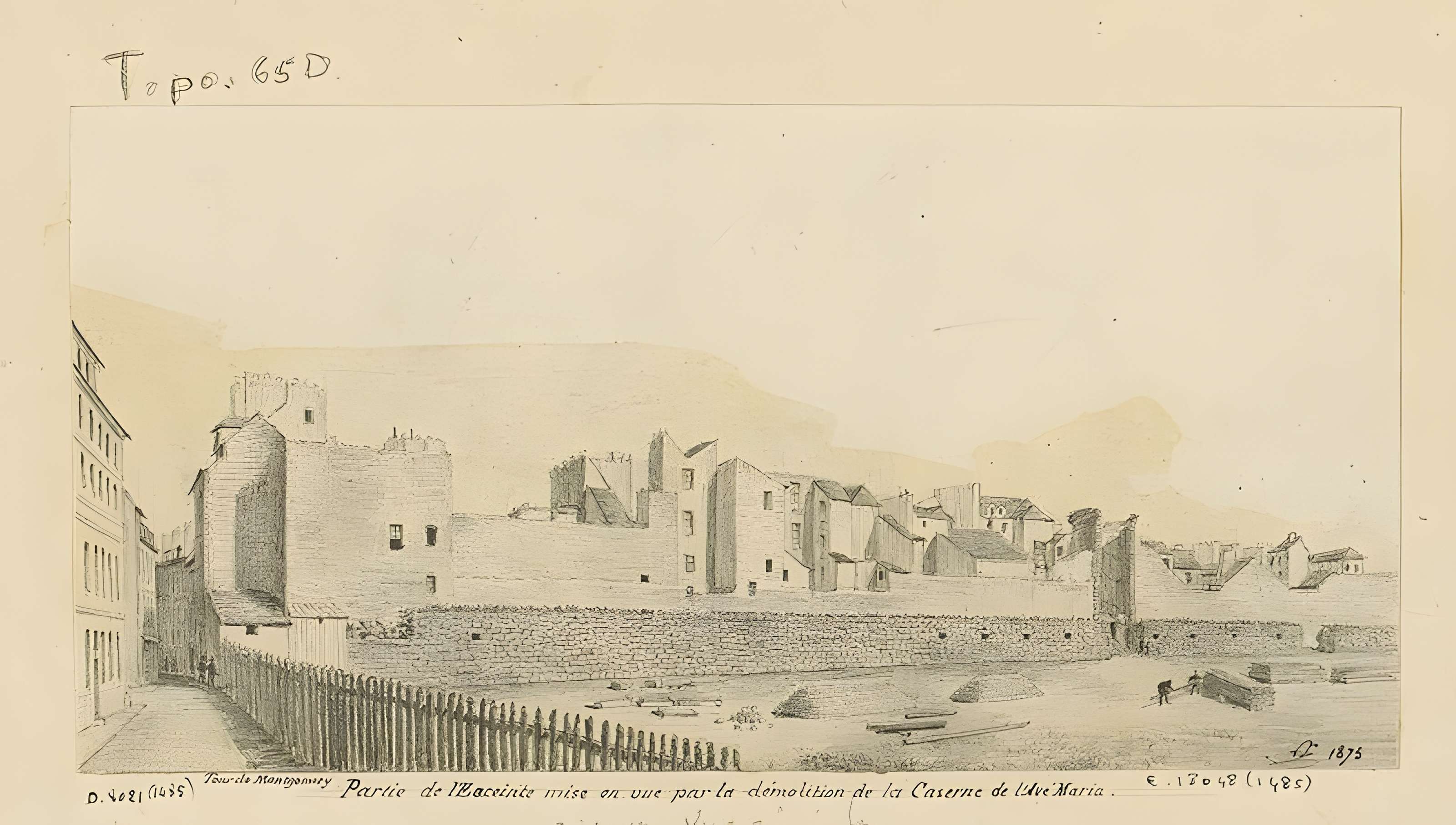 Enceinte de Philippe Auguste 31-33 Rue des Francs-Bourgeois - Paris 4ème