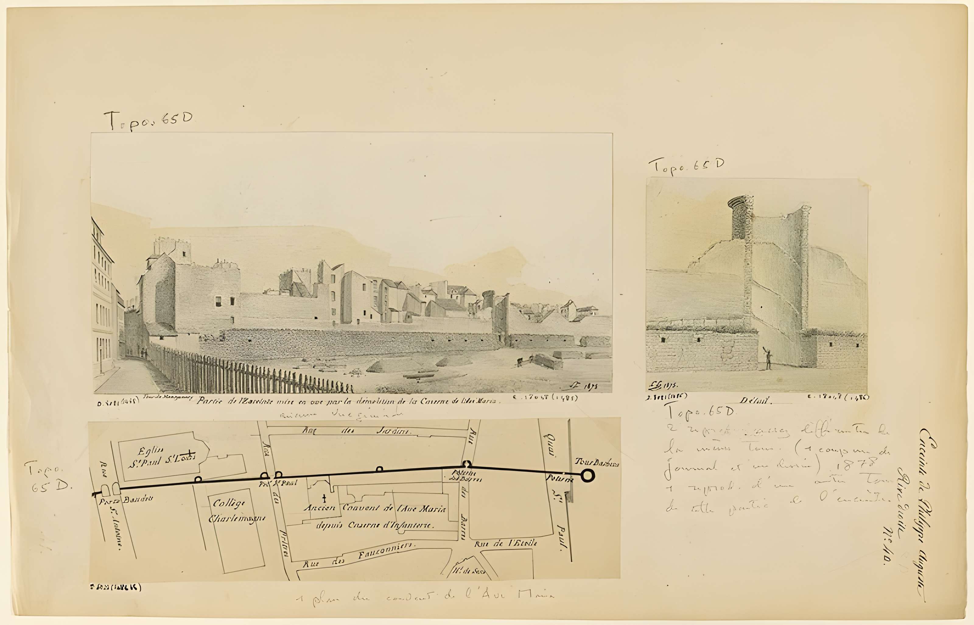 Enceinte de Philippe Auguste 31-33 Rue des Francs-Bourgeois - Paris 4ème