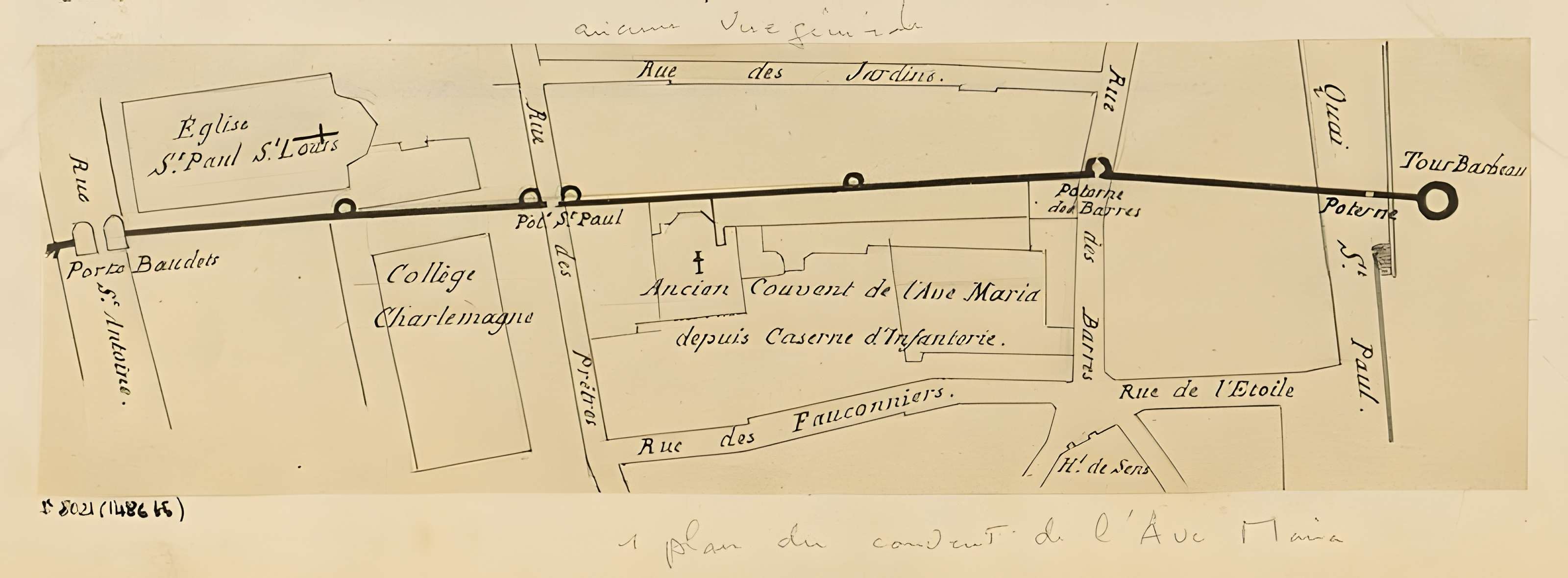 Enceinte de Philippe Auguste 31-33 Rue des Francs-Bourgeois - Paris 4ème