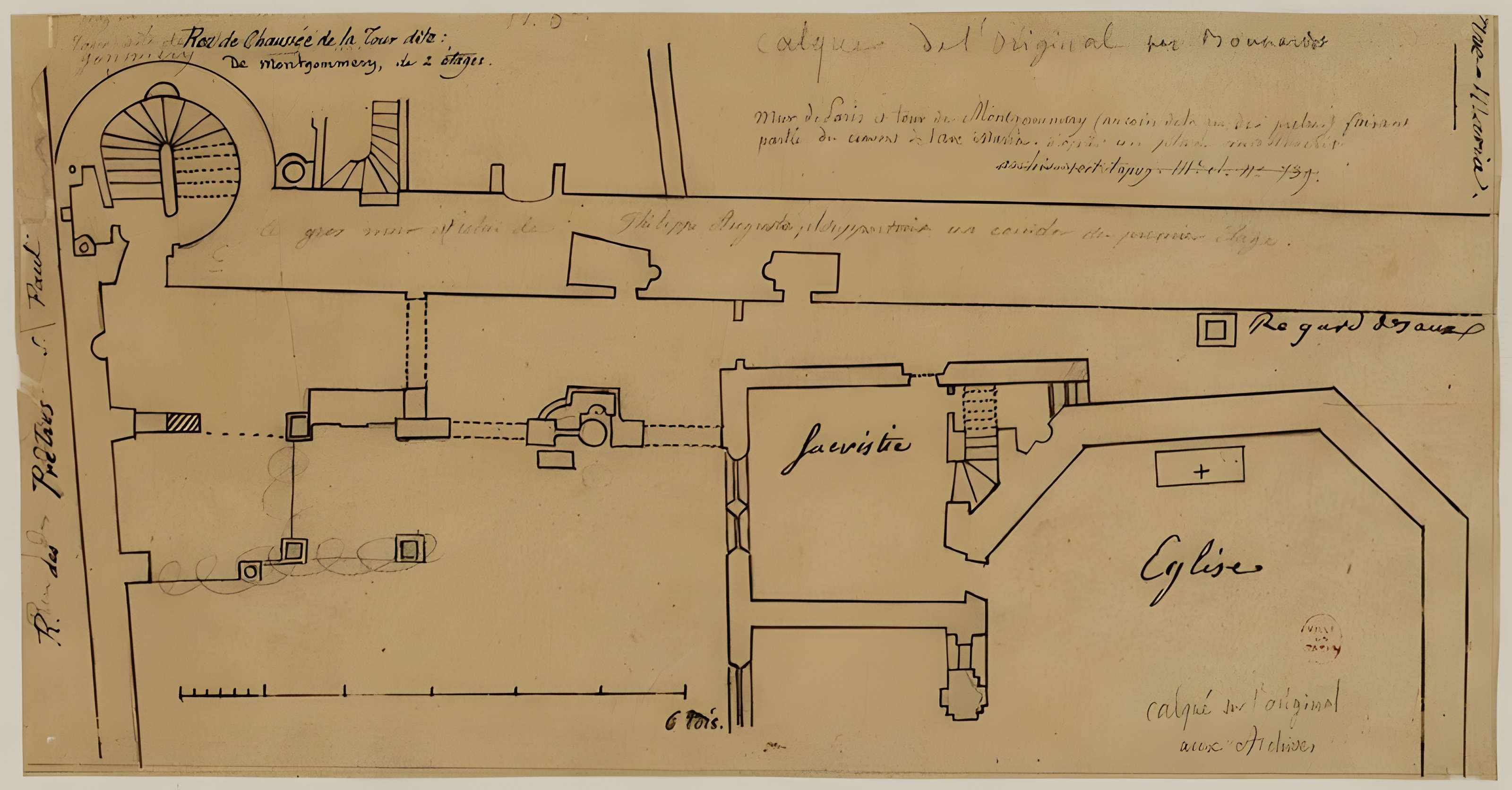 Enceinte de Philippe Auguste 31-33 Rue des Francs-Bourgeois - Paris 4ème