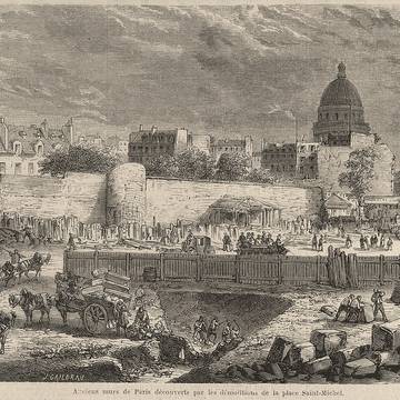 Enceinte de Philippe Auguste 17-19 Rue du Cardinal-Lemoine - Paris 5ème