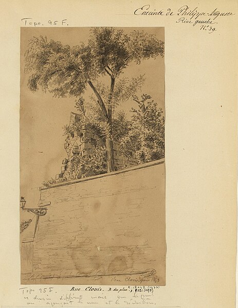 Enceinte de Philippe Auguste 45-47 Rue Descartes - Paris 5ème