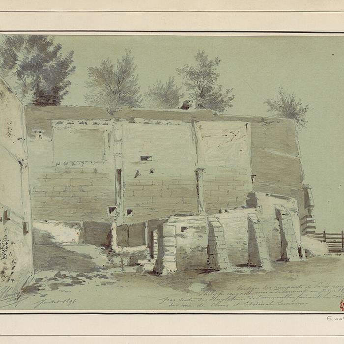 Photo de Enceinte de Philippe Auguste 45-47 Rue Descartes - Paris 5ème