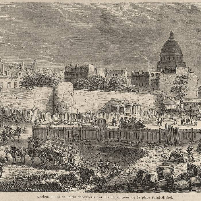 Photo de Enceinte de Philippe Auguste 45-47 Rue Descartes - Paris 5ème