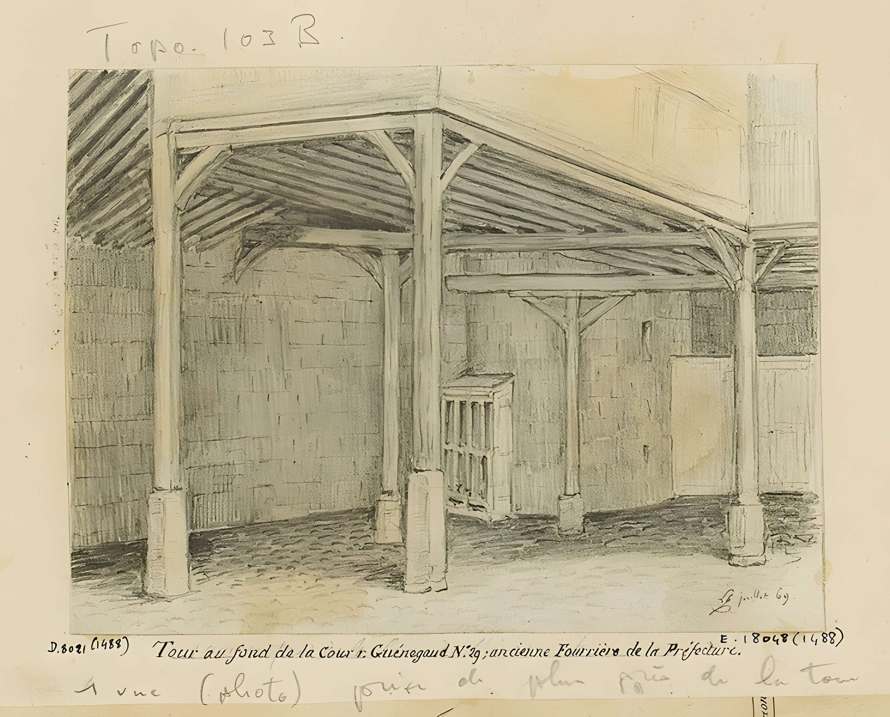 Enceinte de Philippe Auguste 11 Quai de Conti - Paris 6ème