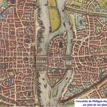 Enceinte de Philippe Auguste Cour du Commerce-Saint-André - Paris 6ème