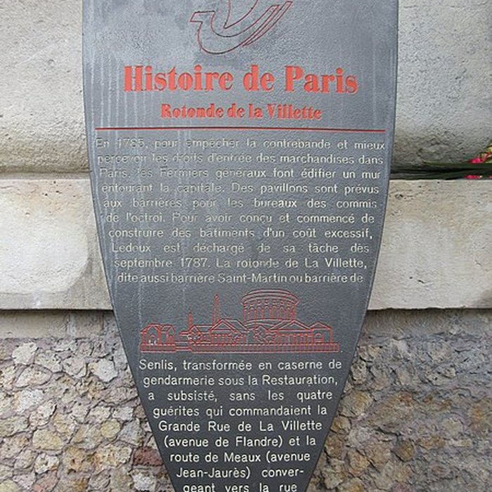 Photo de Ancienne barrière doctroi de la Villette ou rotonde de la Villette