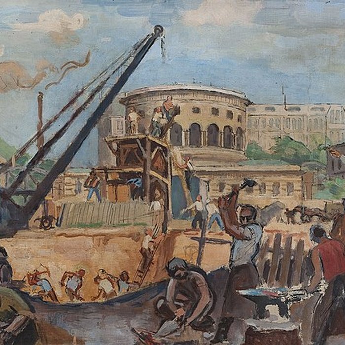 Photo de Ancienne barrière doctroi de la Villette ou rotonde de la Villette