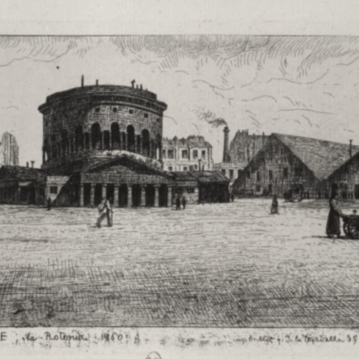 Photo de Ancienne barrière doctroi de la Villette ou rotonde de la Villette