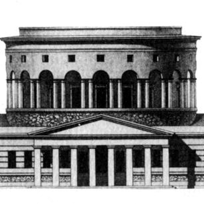 Photo de Ancienne barrière doctroi de la Villette ou rotonde de la Villette