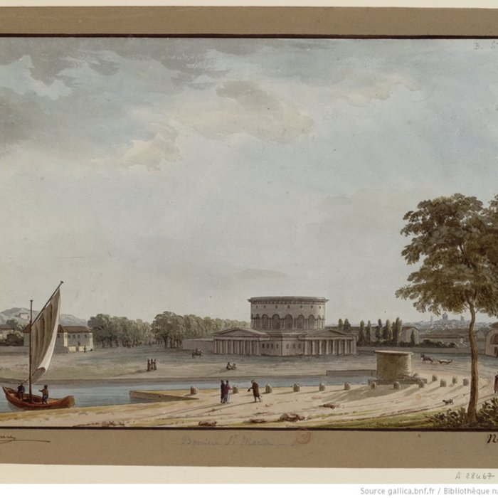 Photo de Ancienne barrière doctroi de la Villette ou rotonde de la Villette