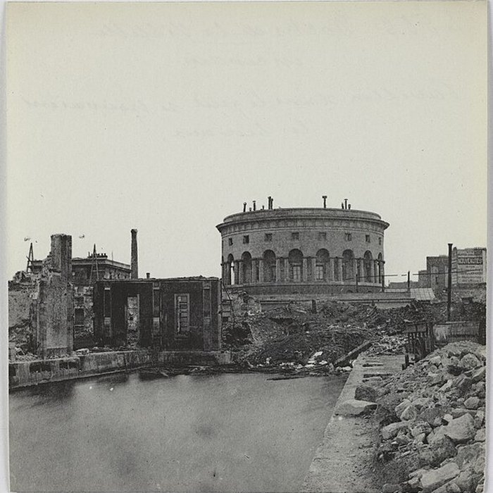 Photo de Ancienne barrière doctroi de la Villette ou rotonde de la Villette