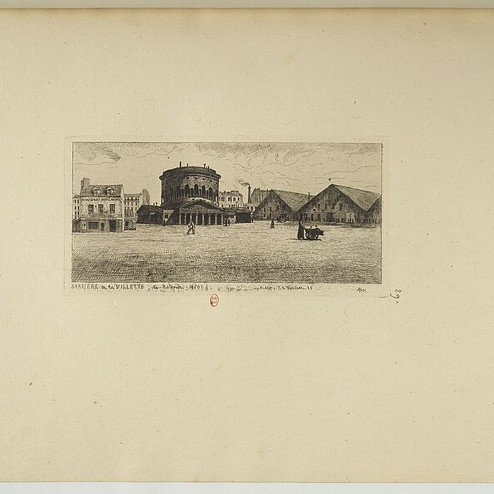 Photo de Ancienne barrière doctroi de la Villette ou rotonde de la Villette