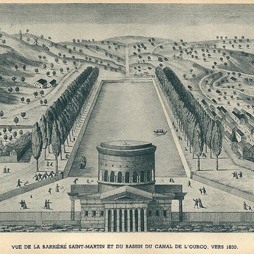 Ancienne barrière doctroi de la Villette ou rotonde de la Villette