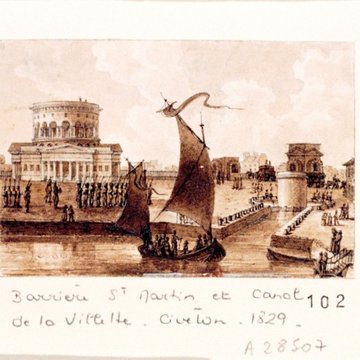 Ancienne barrière doctroi de la Villette ou rotonde de la Villette